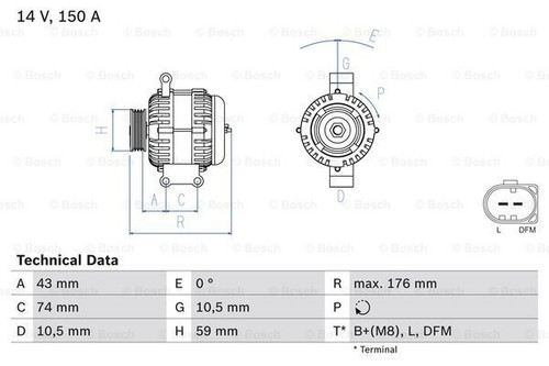 Alternator for ford - alternator, transit