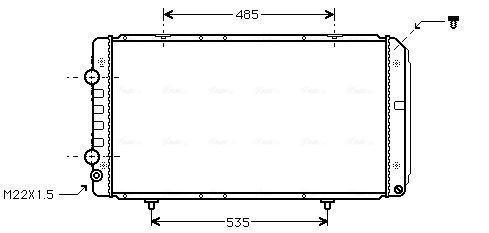 Ava engine cooling radiator - ava,