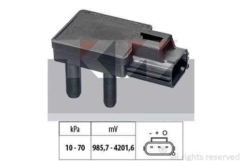 Sensor exhaust pressure fits - pressure,