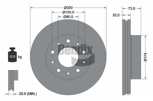 Pcs bendix braking - 2,