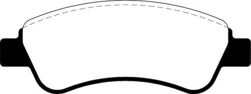 Front brake pad set - front,