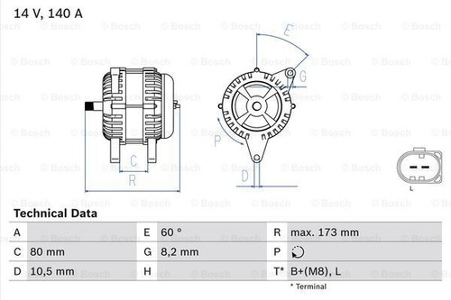 Alternator for iveco daily - alternator,