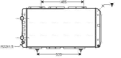 Ava engine cooling radiator - engine,