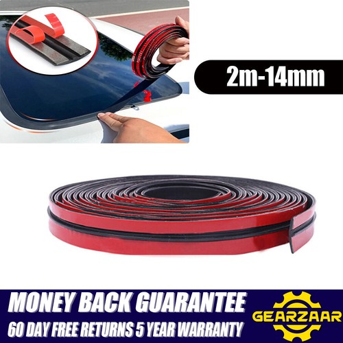 Rubber seal strip - 2m, for