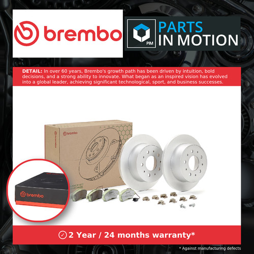 Brake discs and pads fits - 2x,